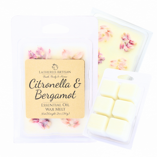 Citronella & Bergamot | Essential Oil | Wax Melts