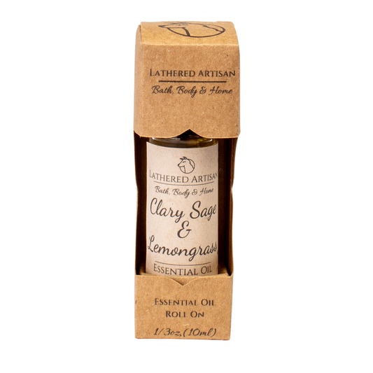 Clary Sage & Lemongrass | Essential Oil | Oil Perfume Roll On