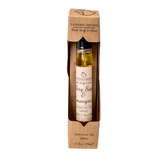 Clary Sage & Lemongrass | Essential Oil | Oil Perfume Spray
