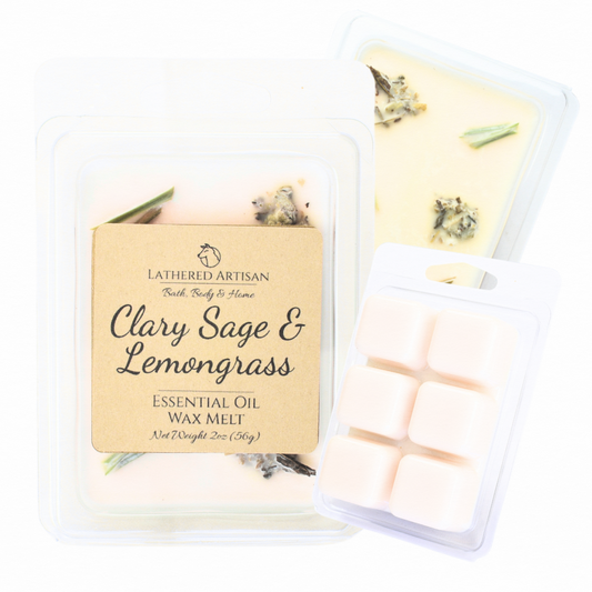 Clary Sage & Lemongrass | Essential Oil | Wax Melts