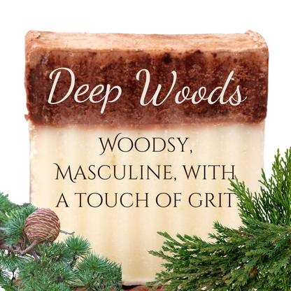 Deep Woods | Barre de savon aux huiles essentielles