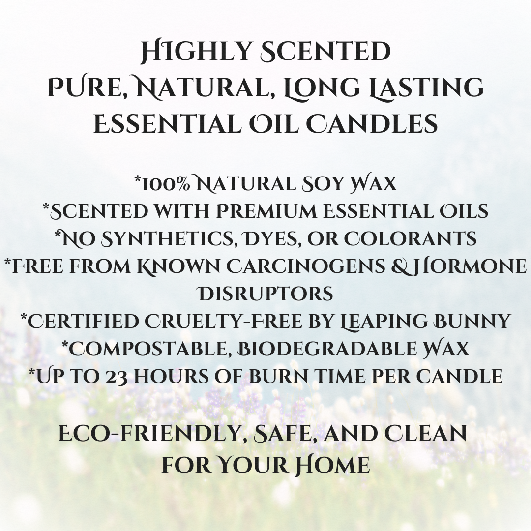 Clary Sage & Lemongrass | Essential Oil | Candle
