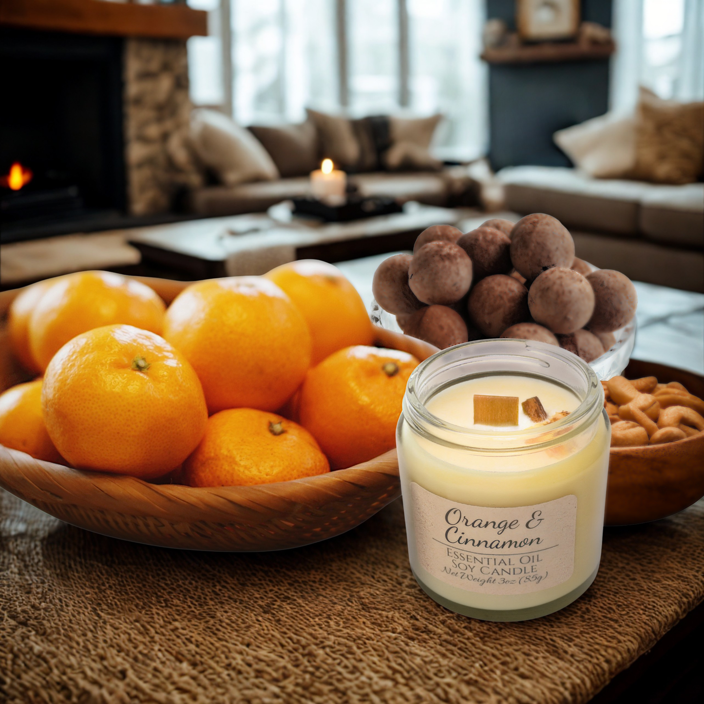 Orange & Cinnamon | Essential Oil | Candle