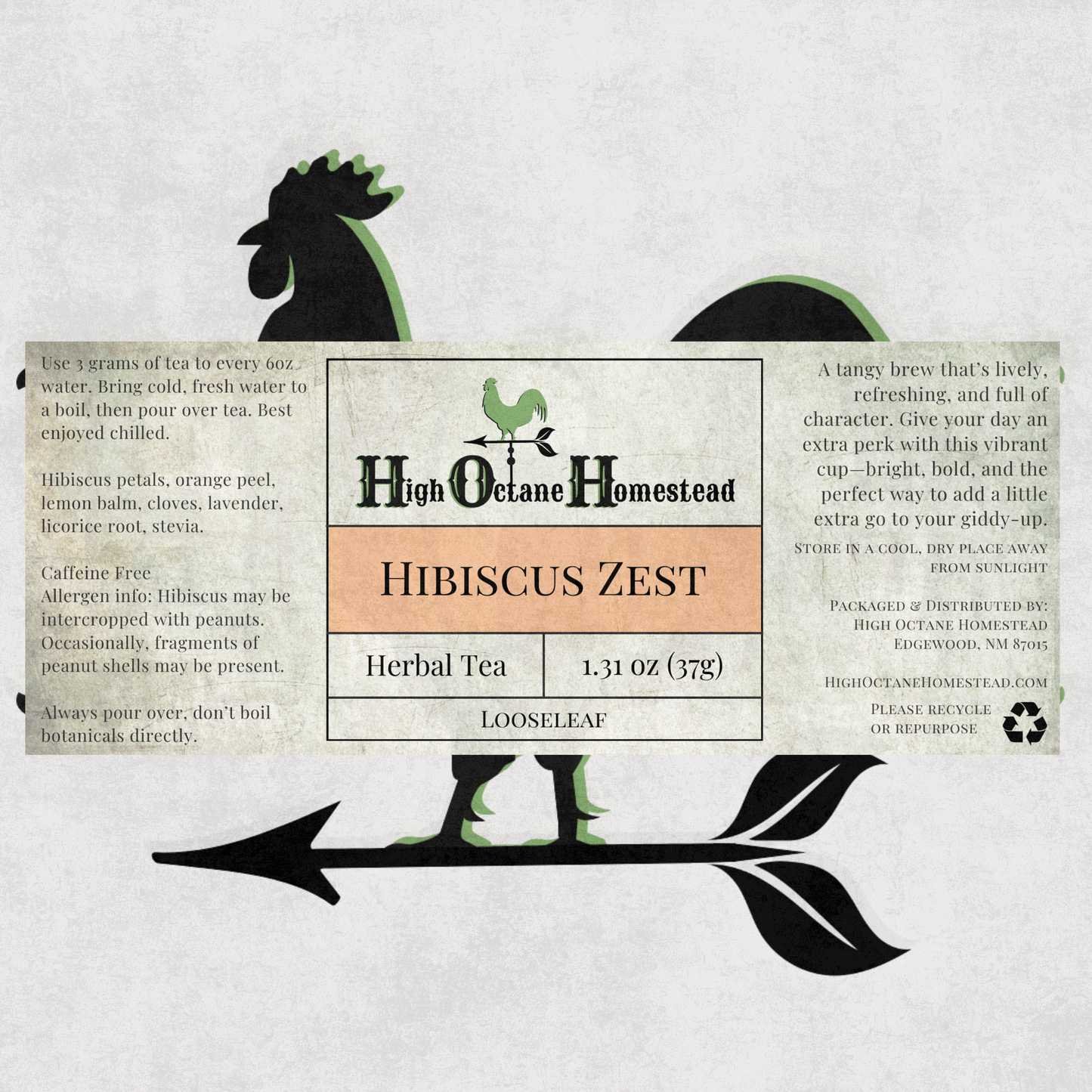 Hibiscus Zest | Herbal | Loose-leaf Tea