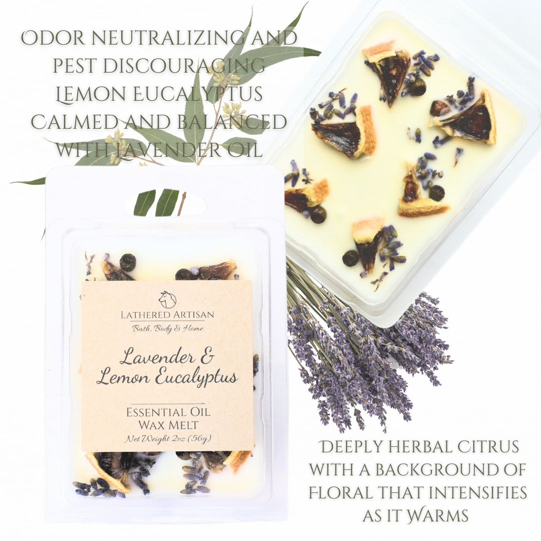 Lemon Eucalyptus & Lavender | Essential Oil | Wax Melts