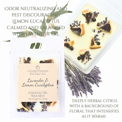 Lemon Eucalyptus & Lavender | Essential Oil | Wax Melts