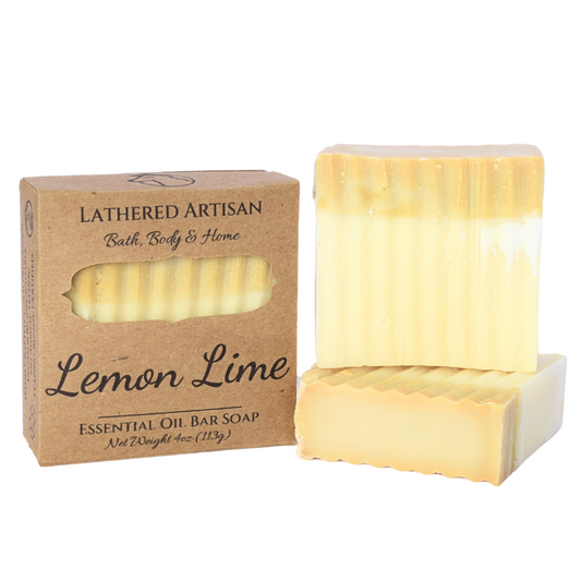 Lemon Lime | Essential Oil | Castile Bar Soap