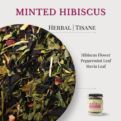 Minted Hibiscus | Herbal | Loose-leaf Tea