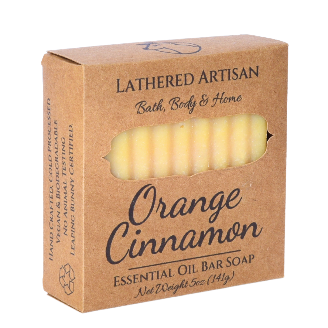 Orange & Cinnamon | Essential Oil Bar Soap