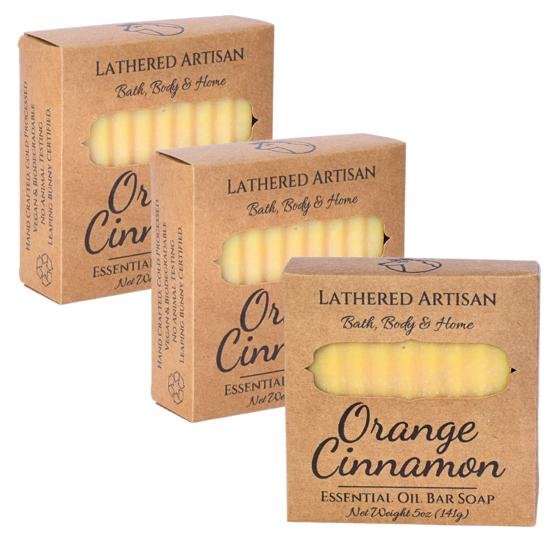 Orange & Cinnamon | Essential Oil Bar Soap