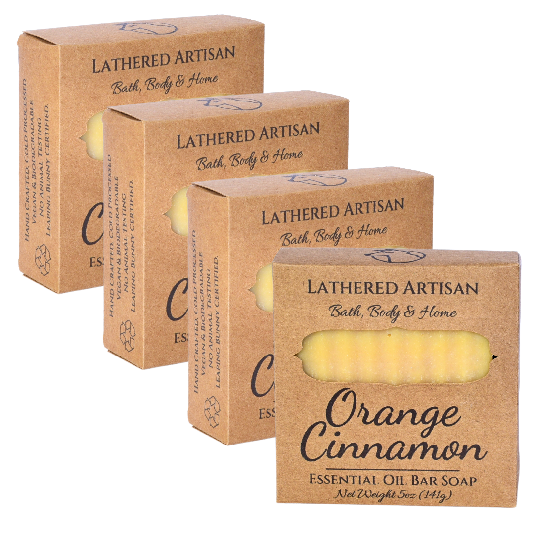 Orange & Cinnamon | Essential Oil Bar Soap
