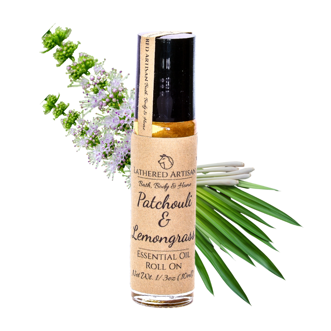 Patchouli & Lemongrass | Unisex Essential Oil Perfume