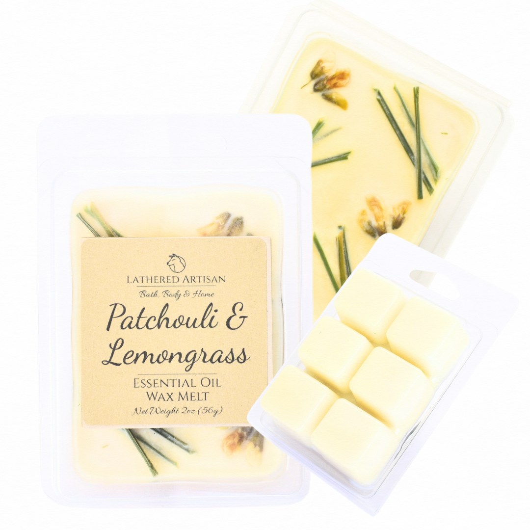 Patchouli & Lemongrass | Essential Oil | Wax Melts