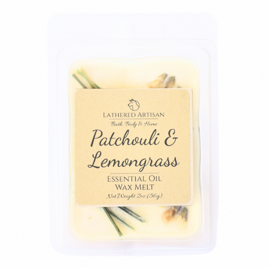 Patchouli & Lemongrass | Essential Oil | Wax Melts