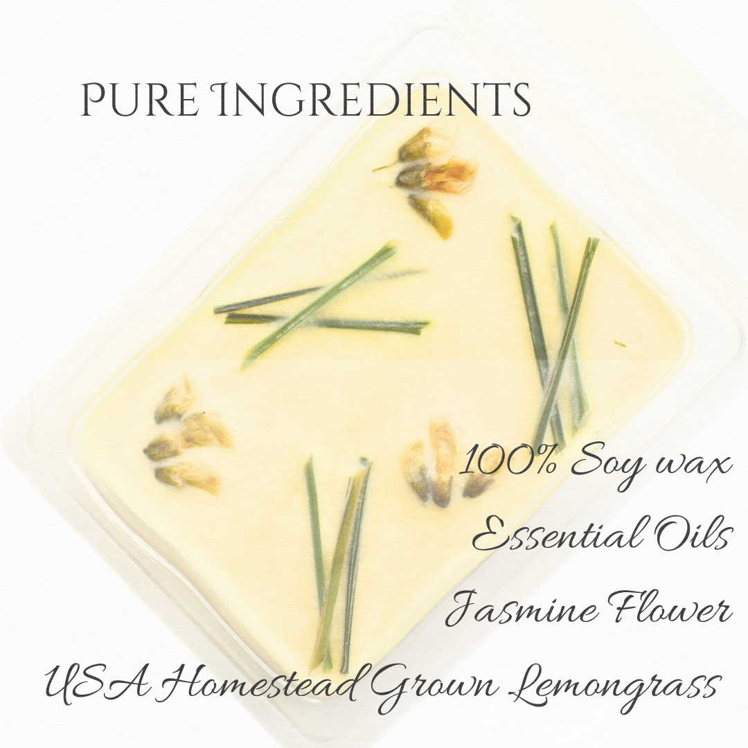 Patchouli & Lemongrass | Essential Oil | Wax Melts