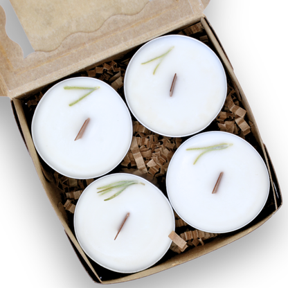 Rosemary | Essential Oil | Tealight Aluminum Cup Candles