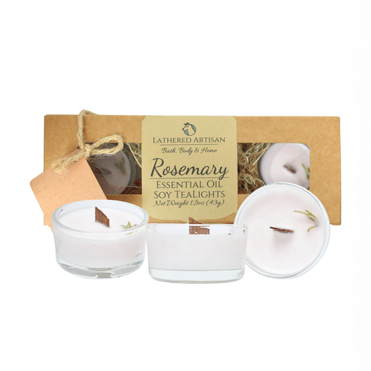 Rosemary | Essential Oil | Tealight Glass Cup Candles