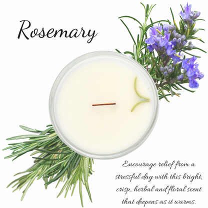 Rosemary | Essential Oil | Tealight Glass Cup Candles