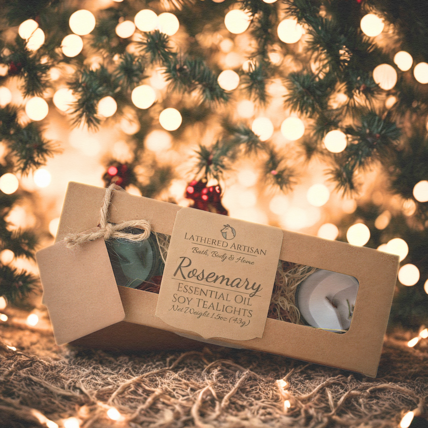 Rosemary | Essential Oil | Tealight Glass Cup Candles