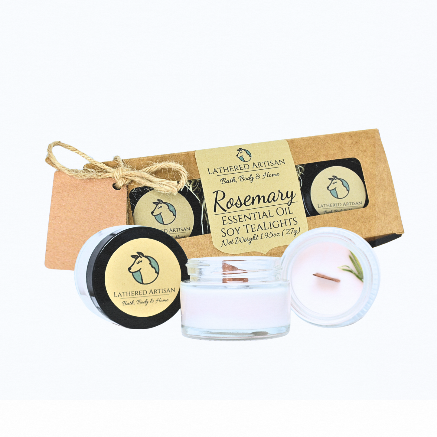 Rosemary | Essential Oil | Tealight Jar Candles