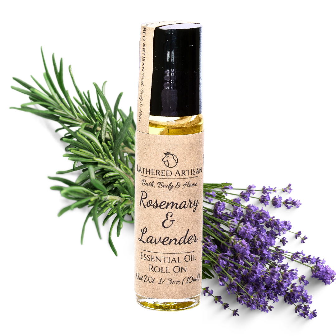 Perfume unisex con aceites esenciales de romero y lavanda