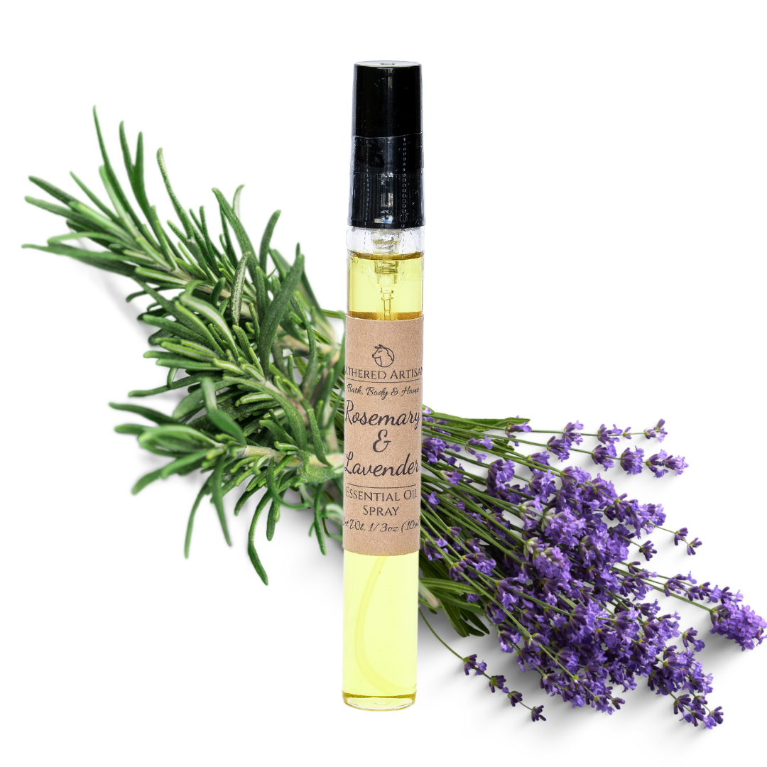 Perfume unisex con aceites esenciales de romero y lavanda
