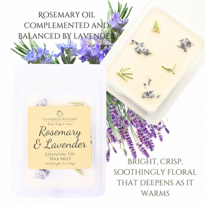Romarin et lavande | Fondants de cire aux huiles essentielles
