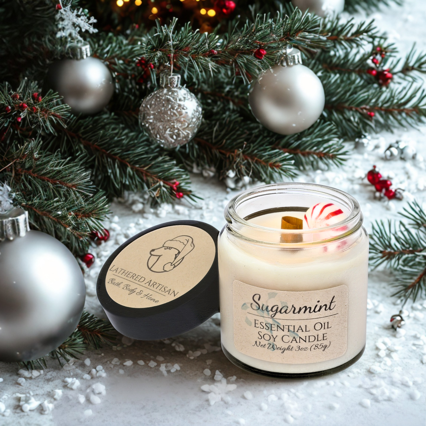 Trío de invierno | Velas de aceites esenciales | Juego de 3