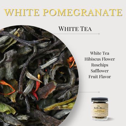 White Pomegranate | White | Loose-leaf Tea