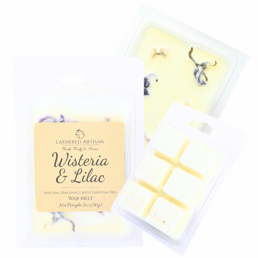 Wisteria & Lilac | Natural Fragrance with Essential Oil | Wax Melts