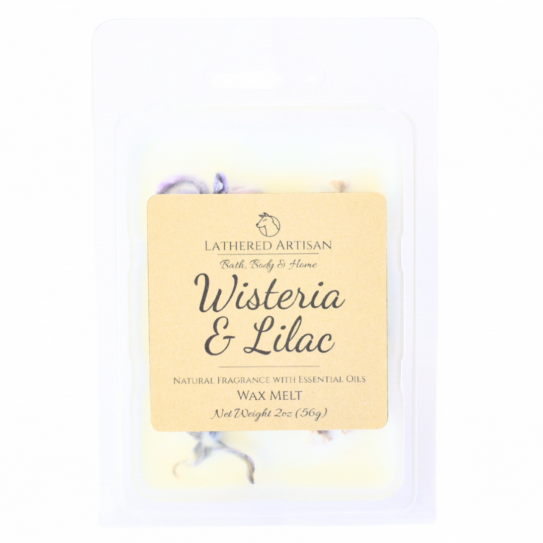 Wisteria & Lilac | Natural Fragrance with Essential Oil | Wax Melts
