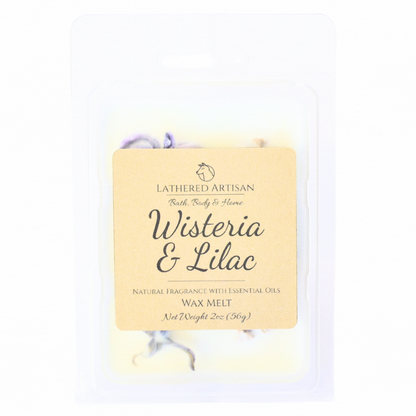 Wisteria & Lilac | Natural Fragrance with Essential Oil | Wax Melts
