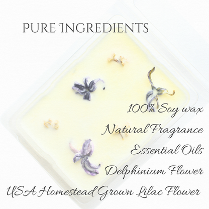 Wisteria & Lilac | Natural Fragrance with Essential Oil | Wax Melts